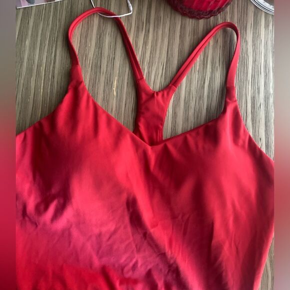 Halara Everyday Midi Chill Dress-La Land Red Color Size Small Sleeveless NWT - Picture 8 of 16